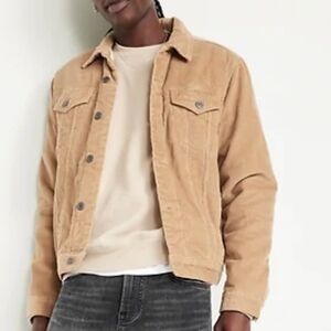 Old‎ Navy Corduroy Trucker Jacket Tan Brown Corduroy XXXL Yellowstone Edit